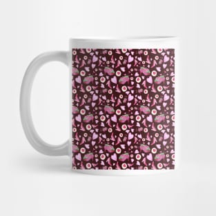 Classic Valentine Watercolor Pattern Mug